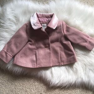 Gap velvet collared coat